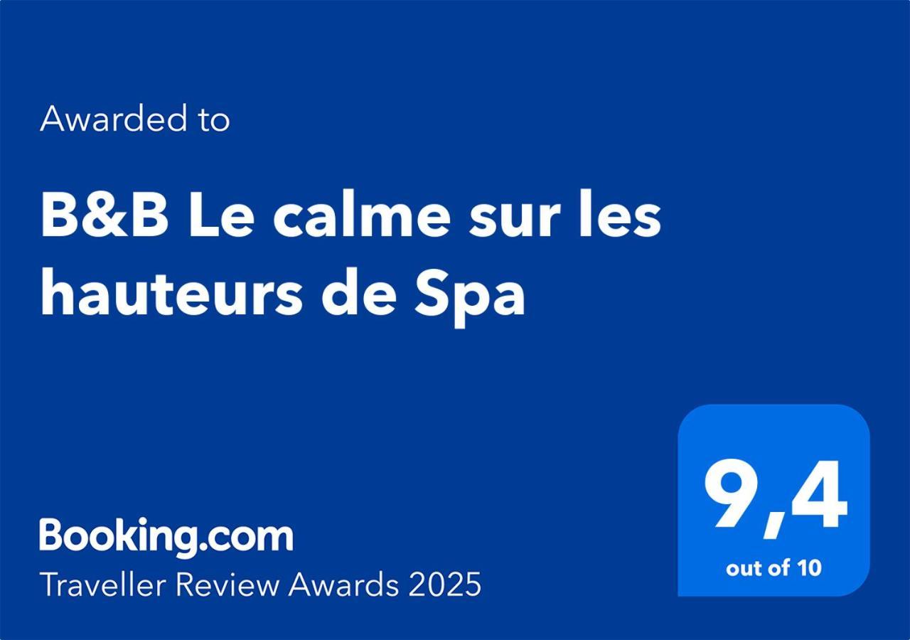 B&B Le Calme Sur Les Hauteurs De Spa Tiege Exterior foto